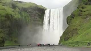 Skogafoss Waterfall, Iceland - World's Beauty..!