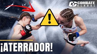 ¡GOLPE FATAL rompe la PELEA! | Jade Jorand vs Marina Sanchez I Combate Global #38