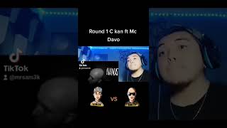 Round 1 ckan vs mc davo #mrsam #tendencias #reaccion #ckan #mcdavo #round1 #shorts #rap