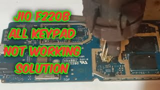 jio f220b all keypad not working solution