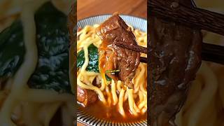 Easy and Delicious Braised Beef Noodles Recipe #shorts #beef #noodles