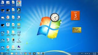 how to set desktop icons, menu / what is copy , cut , paste , paste shortcut , gadgets in Pashto #05