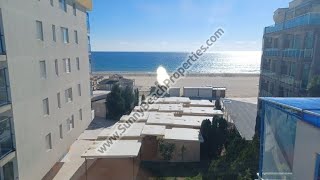 Beachfront stunning sea view furnished 1-bedroom apartment for sale Excelsior Sunny Beach Bulgaria