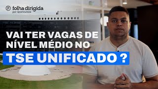 Concurso TSE Unificado vai ter vaga para nível médio?