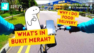 Why I do food delivery / What orders are there in Bukit Merah? / Deliveroo rider in Singapore