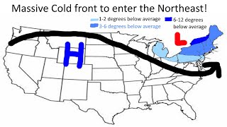 MASSIVE Cold Front to enter the Northeast!