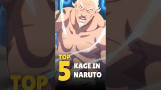 Top 5 Strongest Kages from Each Hidden Village