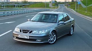 Saab 9-5 Aero МКПП красивые видео кадры