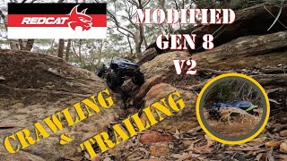 RC Crawler: Modified Redcat Gen 8 V2, Serrata Mountain Bike Trail