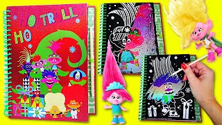 Trolls Band Together Movie Christmas Scratch Activity with Poppy and Viva