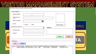 VISITOR MANAGEMENT SYSTEM SOFTWARE | VMS SOFTWARE