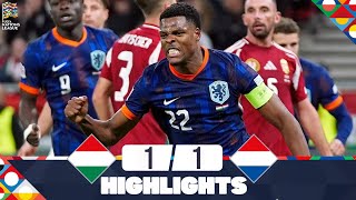 Hongarije Nederland | 1-1 | Samenvatting | Nations League 2024 | nederland hongarije