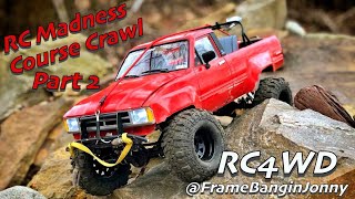 RC Madness Course Crawl - Toyota 4Runner & RedCat Gen 7 Jeep Cherokee - Part 2