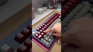 My favorite red keycaps set #customkeyboard #asmr #shorts