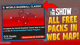 EVERY HIDDEN PACK LOCATIONS IN World Baseball Classic CONQUEST in MLB The Show 23