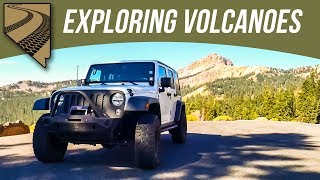 A Wild Day at Lassen National Park🌋♨Jeep Life