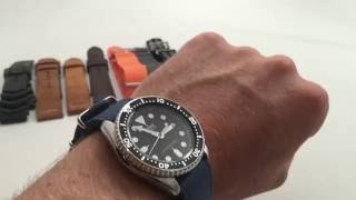 Seiko SKX Watch Strap Guide--8 Recommendations Bracelet, NATO, Perlon, Suede, Leather, Rubber