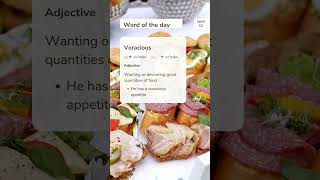 Word of the day: Voracious 📚  #wordoftheday #english #learnfluency