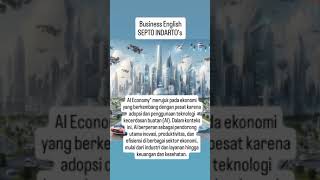 Business English. AI Economy. WA 0877 8301 2391