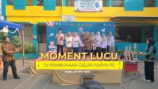 Moment lucu di Pembukaan Gelar Karya P5 SDN PONDOK AREN 01