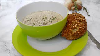 Creamy Mushroom Soup | Vegetarian