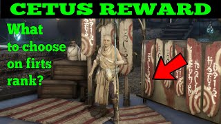 WARFRAME: What to choose for Cetus rank 1