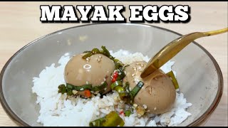 MAYAK EGGS | SOY MARINATED EGGS |HUNGRY MOM COOKING