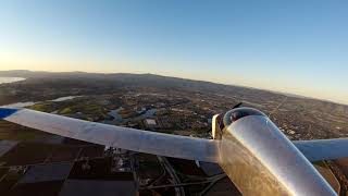 Spectacular views from Hollister to Monterey Bay. Electric Airplane commute home. 20210225 173509