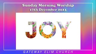 Sunday Morning Worship   17th December 2023