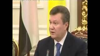 Анонс новорічного привітання президента - 2012.mp4