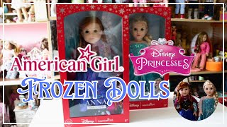 Unboxing American Girl X Disney Frozen Dolls!