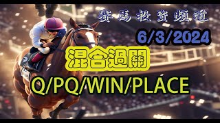 賽馬投資-6/3/2024 香港賽馬第7/9場貼士心水 WIN PLACE 3X4 HK Horse Racing Tips R7 R9