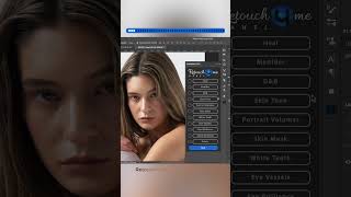 Retouching a studio portrait using the Retouch4me neural networks