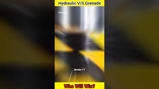 Many Grenades Vs Hydraulic Press #shorts #whatif #uniquexperiement #मजेदारविडियो