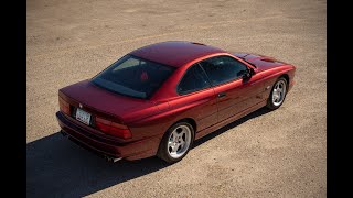 1993 BMW 850CSI driving