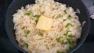 Garlic Butter Rice  - the best side dish