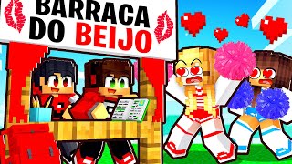 BARRACA do BEIJO das LIDERES DE TORCIDA no Minecraft