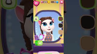 Taylor Swift Lavender Haze Cosplay Makeover -My Talking Angela 2 #mytalkingangela2 #shorts #cosplay