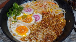 TAN TAN RAMEN 🍜 cremoso y picante en 20 minutos. Tantanmen. Mi favorito.