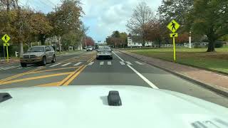 Fall Foliage Scenic Relaxing Drive | Hamptons | Long Island New York | USA