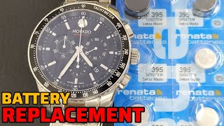 How To Change Battery MOVADO Series 800 Chronograph Watch