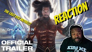 Aquaman and the Lost Kingdom  Trailer REACTION