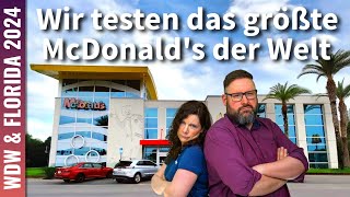 Wir testen das größte McDonald's der Welt 🍔 | McDonald's am International Drive in Orlando