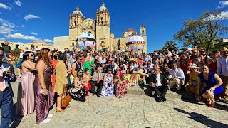 Calenda de bodas en la salida del quinta real al pañuelito.