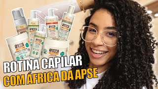 ROTINA CAPILAR: Testei a linha ÁFRICA BAOBÁ da Apse | Ludmila Reis