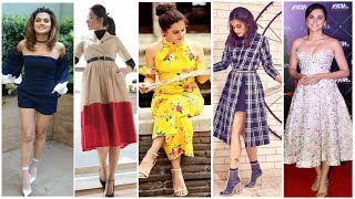 Taapsee pannu short dress/Taapsee pannu indo western dresses/Taapsee pannu saree lookbook