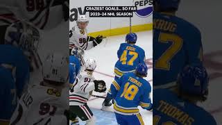 Crazy NHL Goals #nhl #hockey #shorts #hockeyshorts #nhlshorts