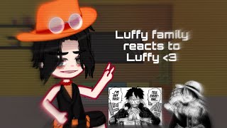 Luffy’s family reacts to Luffy | 1/2 | one piece gacha club | ft.shanks |