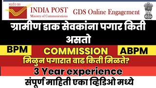 gds सॅलरी स्लिप बघुन जाणून घ्या तुम्हाला किती पगार मिळेल. gramin dak sevak salary slip & commission