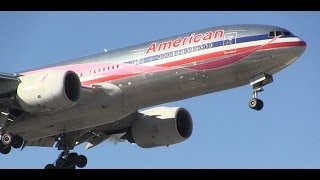 American Airlines ''Susan G. Komen/Pink Ribbon'' 777-200 Landing at Chicago O'Hare